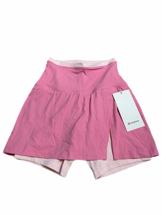 lululemon athletica Dresses & Skirts - NWT Lululemon Align Super High-Rise Side-Slit Skirt *Trim (Candy Cloud/Pearl) 4